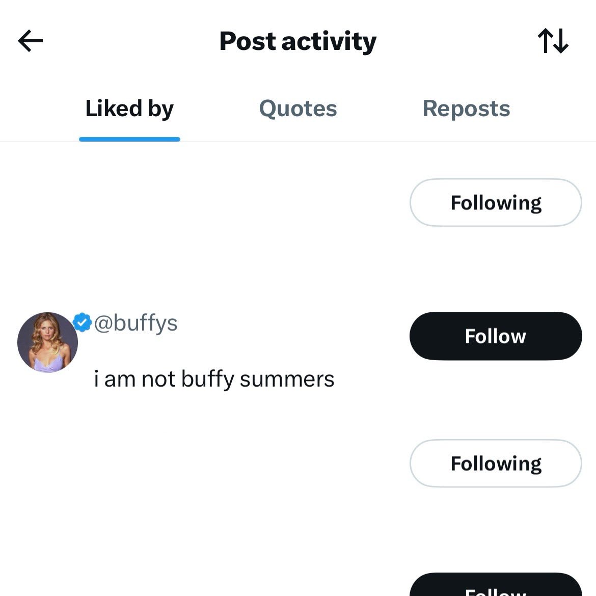 🚨 buffys liked two of gwsrex’s tweets