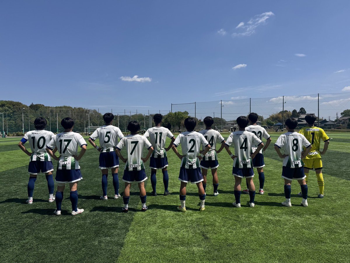 ichimatsuFC2019's tweet photo. 2026年4月19日
高円宮杯 JFA U-18リーグ2025千葉Div.2 第4節 vs船橋市立船橋高等学校C
前半
9分 失点
0-1
後半
3分 久保田
8分 失点
1-1
合計
1-2
応援ありがとうございました!
#TAX松戸
#ひまわり整骨院
#ATHLEAD
#Lsportsphotoplus
#恩田歯科クリニック
#松戸自動車教習所 https://t.co/i6PKRp5aCq