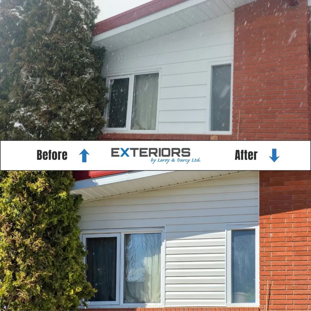Exteriorsld's tweet image. Making it match! 🏠✨
​This section of siding was different from the rest of the house, so we brought it back into alignment for a seamless look using Westlake Royal Building Products in Linen.
​Get a free quote:
🔗 exteriorsld.com
📞 (403) 327-9113
​#Siding #YQL