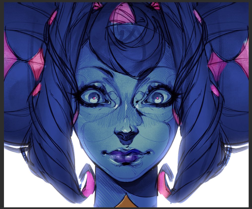 odeu_m's tweet image. hi twt. black or white background. #wip #KnightsofGuinevere