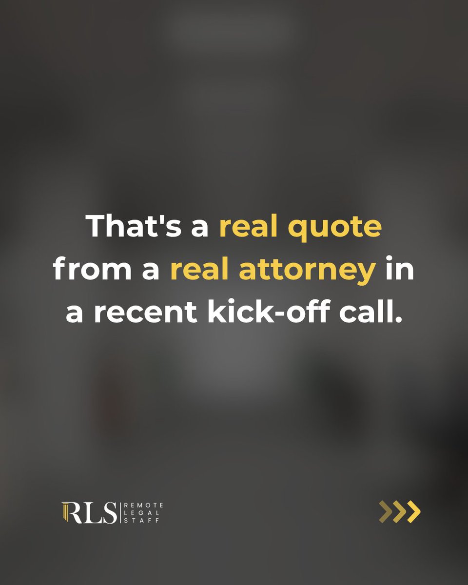 remotelawstaff's tweet image. This attorney was considering giving up their license before they met RLS.

This is why RLS exists -- to help you feel like a lawyer again.

#Lawyer #LawFirmOwner #Confession