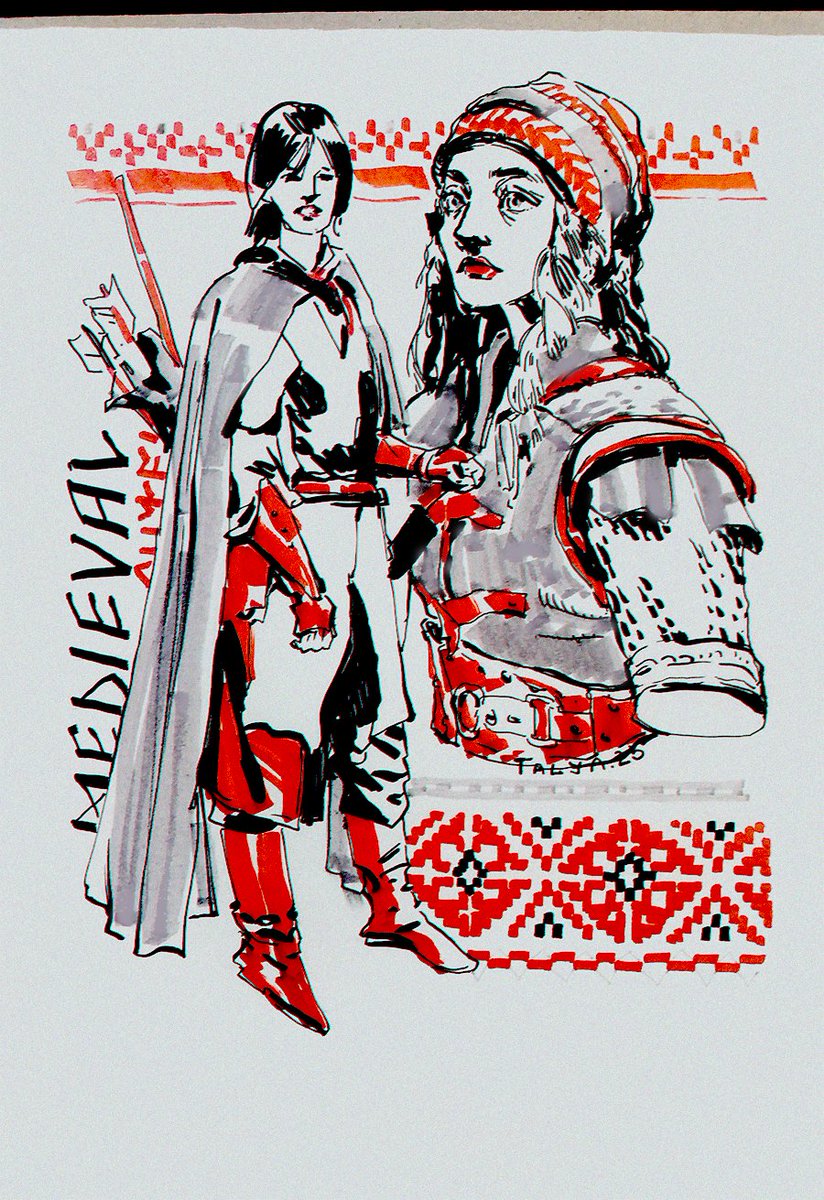 stydist's tweet image. Traditional and digital sketches.

#character #dndartist #dnd #originalcharacter #characterdesign #sketch #ink