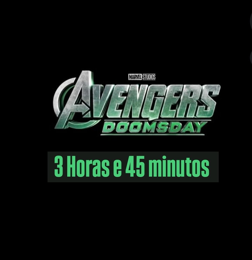 Jackson08207481's tweet image. 3 HORAS E 45 MINUTOS!!
Vingadores Doomsday promete ser o filme da Marvel mais longo até agora!
O hype só sobe meus amigos 💥
O que é que vcs acham? 👇🏽
.
.
.
#marvel #vingadores #nerd
#geek #viral