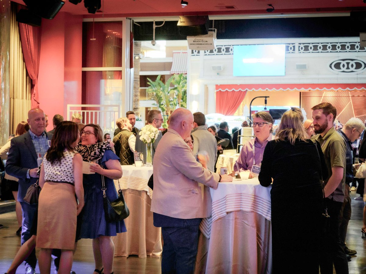 WideOrbit's tweet photo. It was nice to see so many smiling faces at the WideOrbit Cocktail Party at NAB! Great cocktails, interesting conversations, and a lot of fun! A special thank you to our certified WideOrbit Connectors who co-sponsored our event this year, AdCellerant, Perficient, and IR Code. https://t.co/DeXsjxUFaK