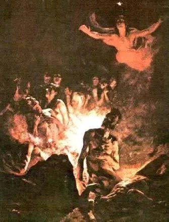 WHAT IS PURGATORY LIKE? 
From the manuscript of Sister M. de L.C., written from 1874-1890

To get an idea of how Purgatory is arranged, we can get a good glimpse of it from a nun from France who had died on February 22, 1871 at the age of 36, and 2-1/2 years later (in November