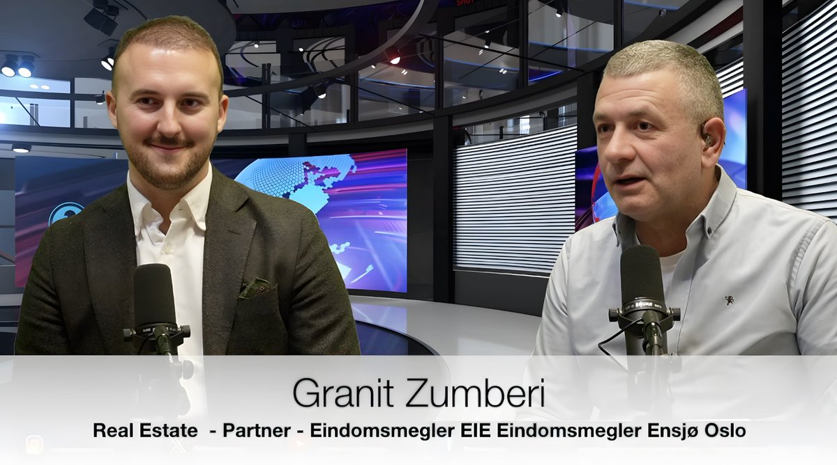 Granit Zumberi EIE Eindomsmegler Ensjø 2026 intervista youtu.be/9LFt8xXxTDI?si… via <a href="/YouTube/">YouTube</a>