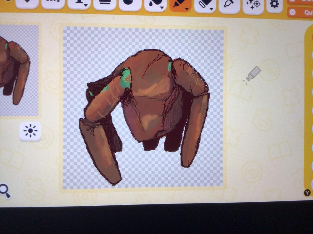 Shikcri's tweet photo. Im coming back to this hellsite because I gor fixated on PHM and my partner is hopelessly phobic of space. I will instead yell into the void. Anywho look at tomodachi life rocky! https://t.co/n7xFTf7qiq