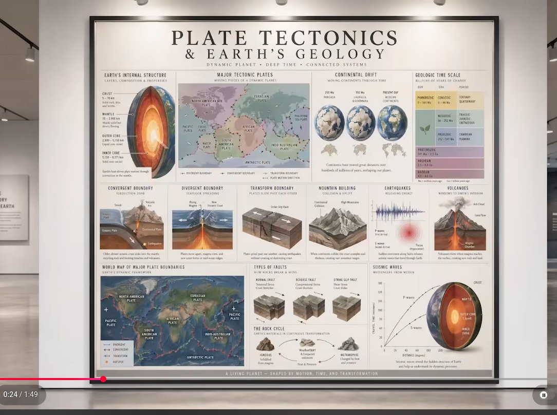 McMeddon's tweet image. I can find in every second something off..

- Someone hammered those faces// Smudged faces/hands/bodies
- #Tectonicplates badly/incorrectly labled and drawn, twice
- nice #globe thats totally not incorrect
- surprised they really added that "#pixelart" img into the presentation