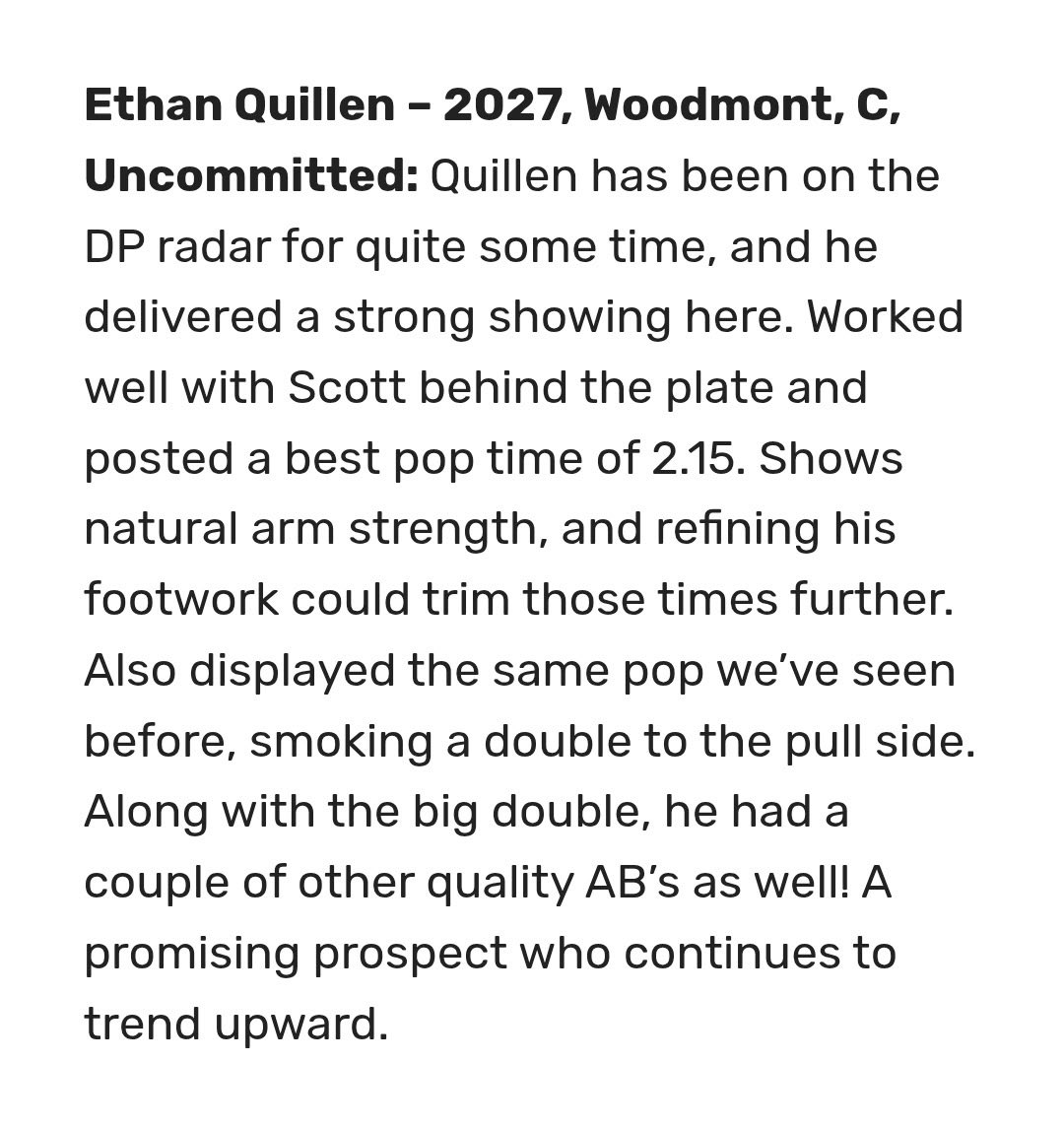 cincos5_'s tweet photo. Thank you @diamondprospect for the write up! Wasn't feeling the best behind the plate throwing wise but still blessed to be able to help my team to a W! https://t.co/12h9FHUfhn