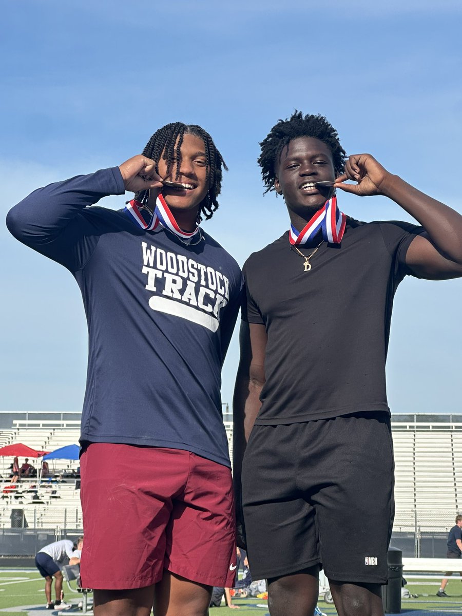 BWaters74's tweet photo. Jaxon Foster took 1st place in the Discus throw at today’s Region Meet! Djibril Ba followed with a strong 2nd place finish! So proud of these guys! 

Jaxon Foster: 🥇160 ft. 7 in.
Djibril Ba: 🥈137 ft. 7 in. https://t.co/tEasD0jPEw