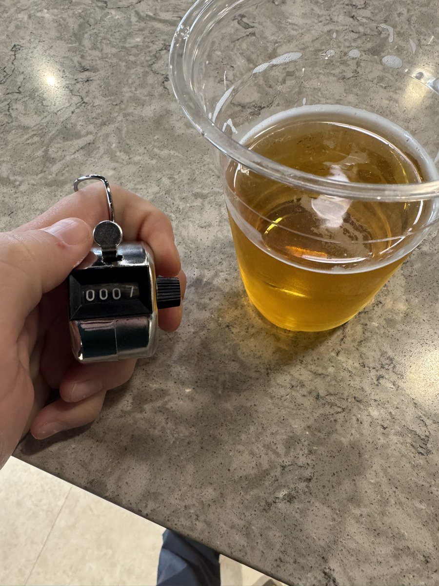 Bringing one of these to the bar to count how many beers I’ve had. #cbtm