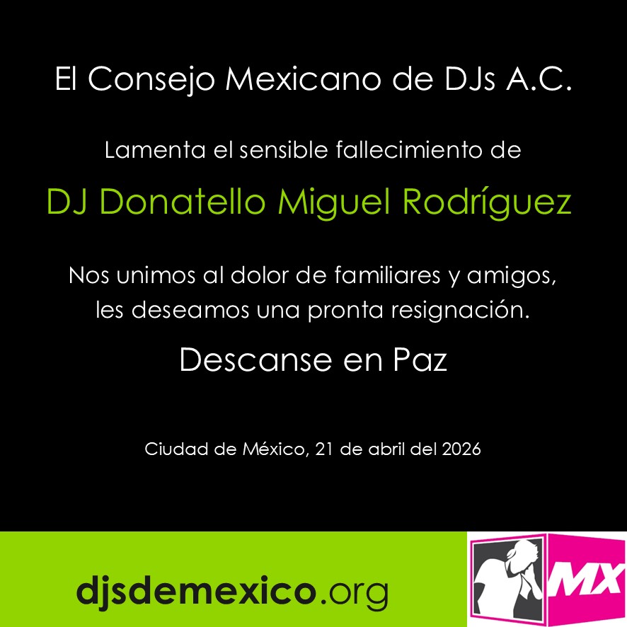 djsdemexico's tweet photo. Descanse en paz Colega Donatello Miguel Rodríguez https://t.co/8O0qj3OEzh