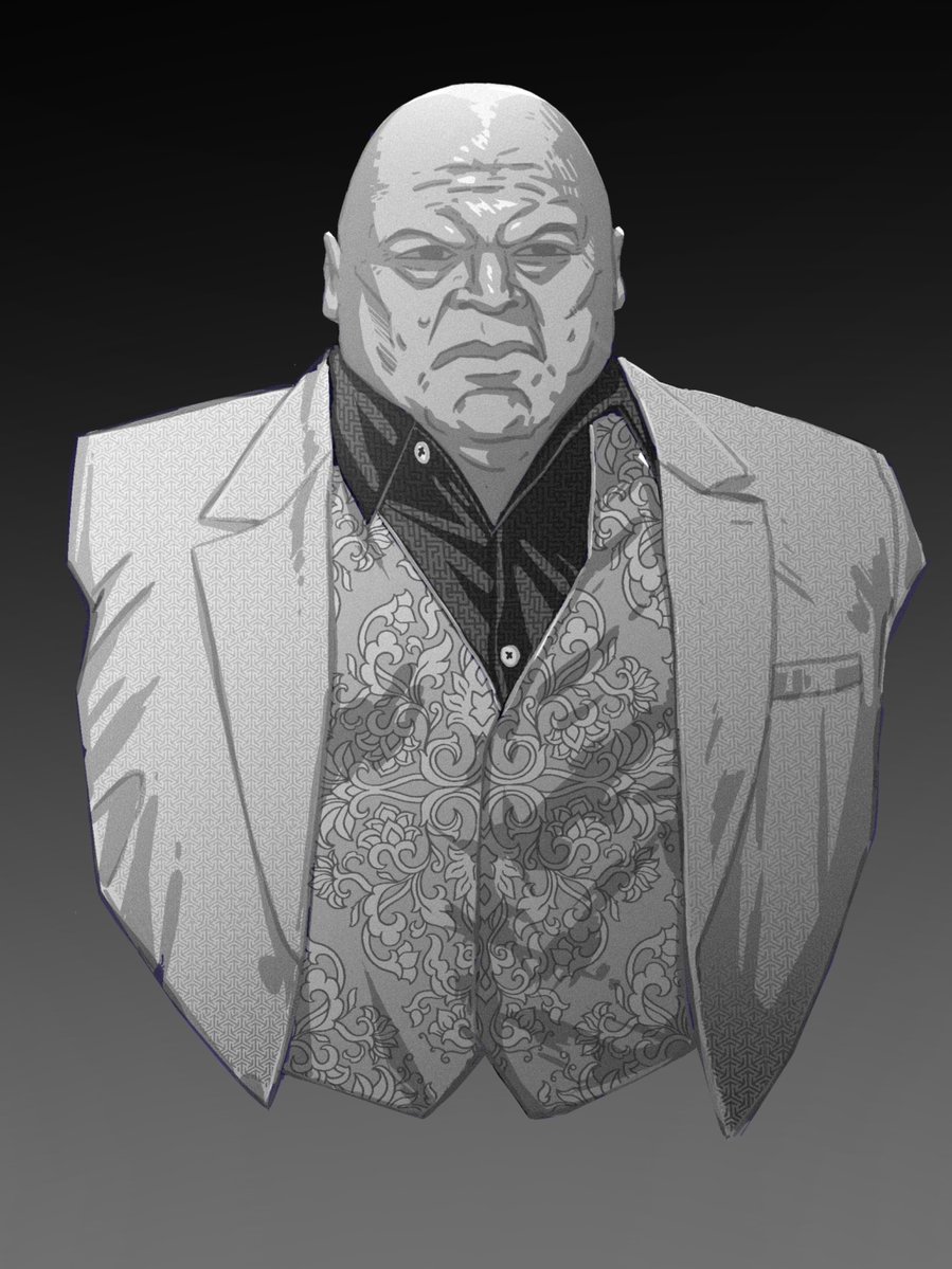 valen_antonov's tweet image. Some portrait work on @vincentdonofrio 

#marvel #daredevil #kingpin #daredevilbornagain