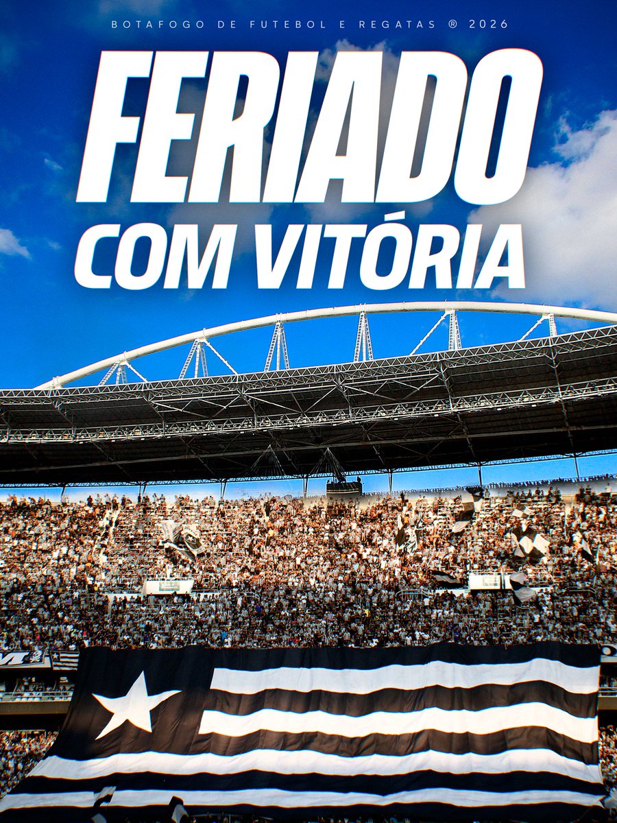 FERIADO COM SHOW DOS MEUS ESCOLHIDOS E VITÓRIA NO NILTON SANTOS! VAMOS JUNTOS POR MUITO MAIS! 🔥🏟️ #VamosBOTAFOGO