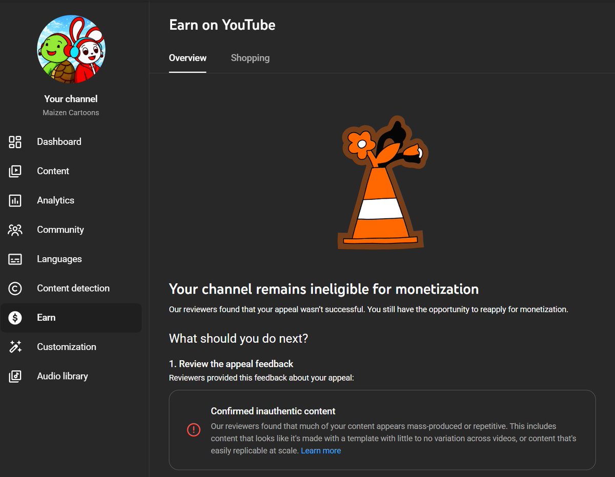 If anyone is interested in an update on my situation regarding "Inauthentic Content" and the demonetization of 8 channels:

All channels are still without monetization, except for one where the appeal was accepted. 

Keep in mind that the first channel was disabled back on March