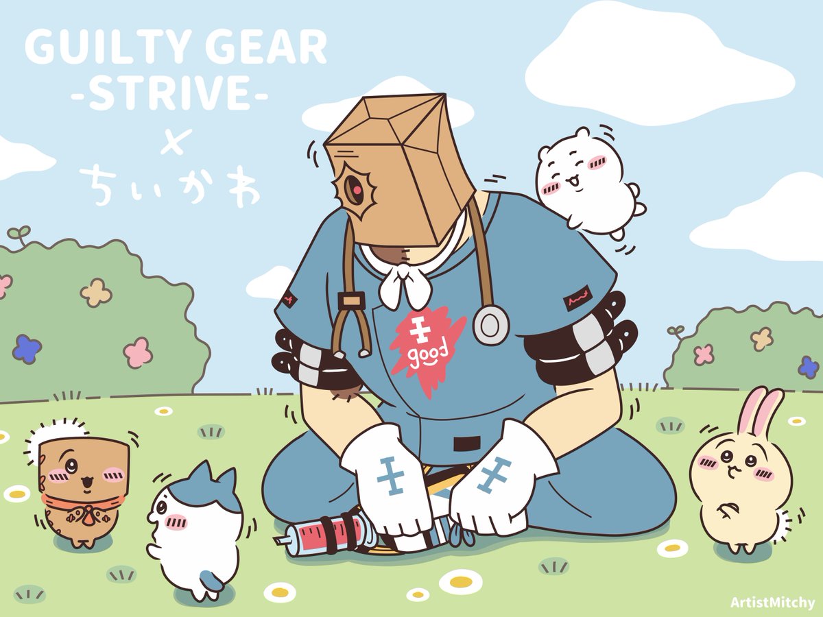 ArtistMitchy's tweet photo. Looks like Faust made some new friends! (Fanart by me)
#GuiltyGear #ギルティギア #ちいかわ https://t.co/Xq7515W12j