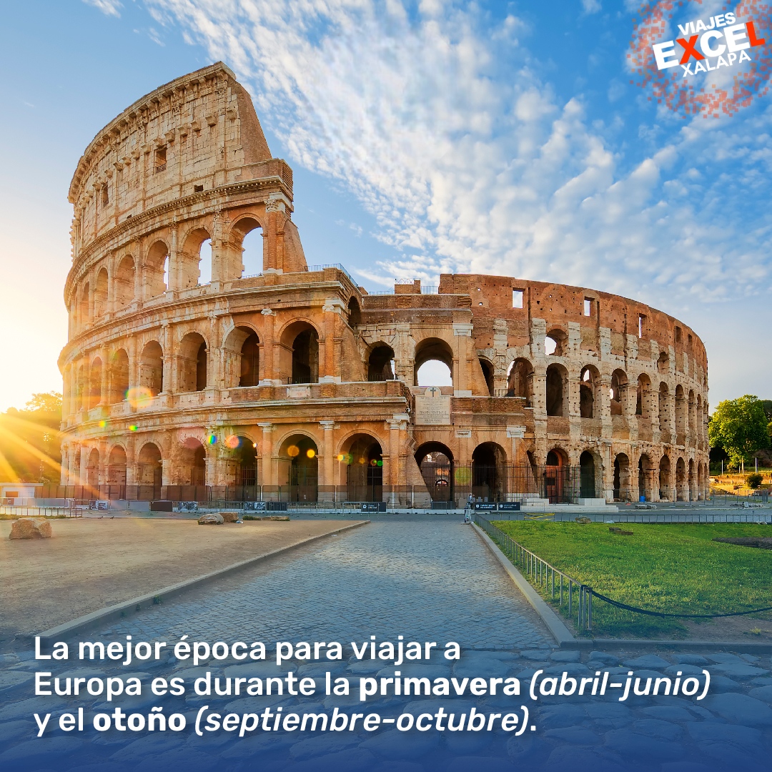 ExcelToursXal's tweet photo. ¡Europa te está llamando y esta vez no hay excusas! 🌍✨
Aparta con tiempo: Asegura tu lugar desde YA.
Paga cómodamente: Ve liquidando poco a poco y sin presiones.
¡Ya tenemos fechas para 2027! 🗓️
➡️ https://t.co/h5QSJmyArw
#Viajes #Europa #Xalapa #Veracruz #Coatepec #Xltours https://t.co/G518ucgCUT