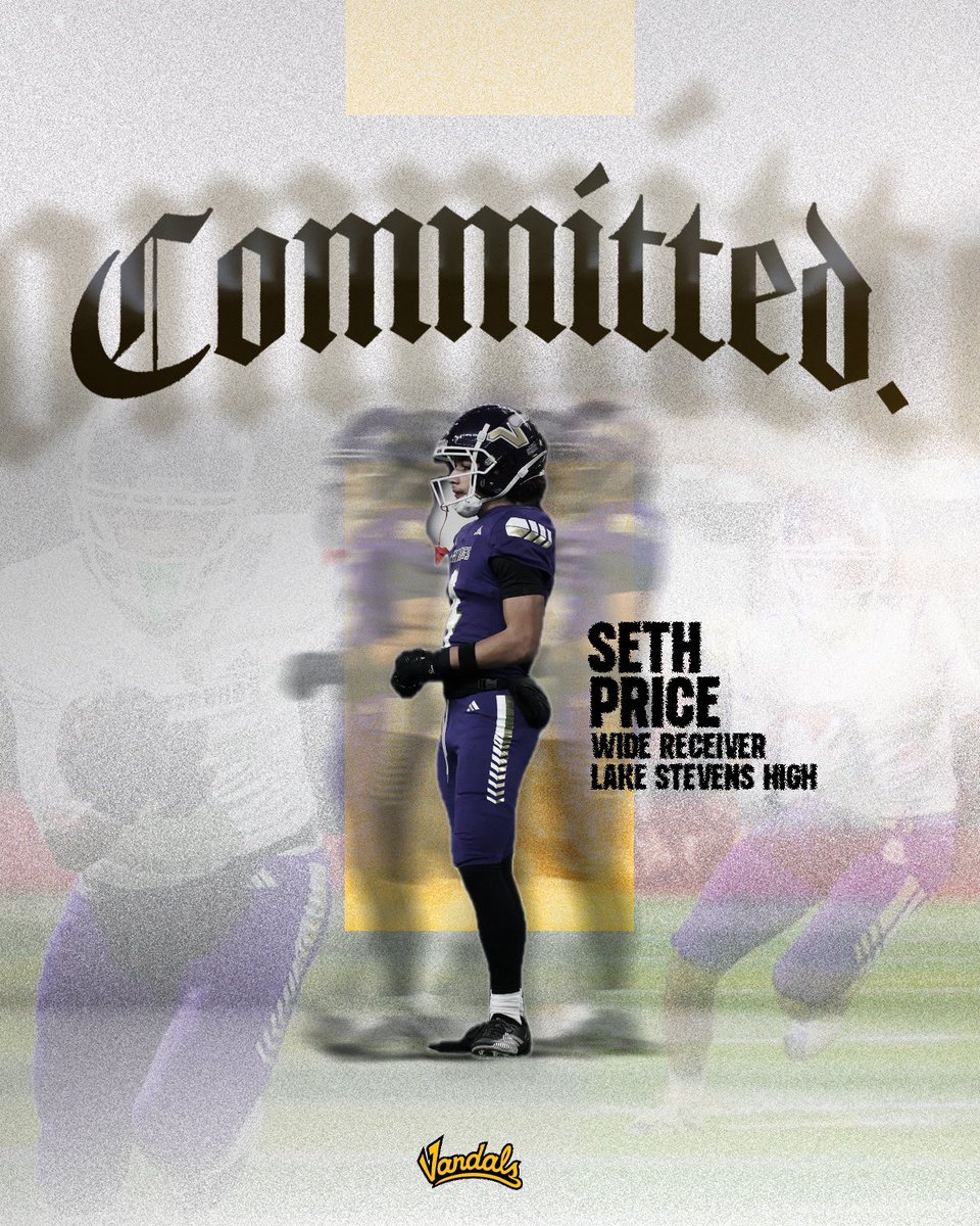 SethPrice_4's tweet photo. TRULY BLESSED and excited to announce my commitment to THE UNIVERSITY OF IDAHO #VsUp✌️ 
@CoachTFord @CoachShoeUI @coachTyPaopao @VandalFootball @BrandonHuffman https://t.co/5jeu8je6Ol