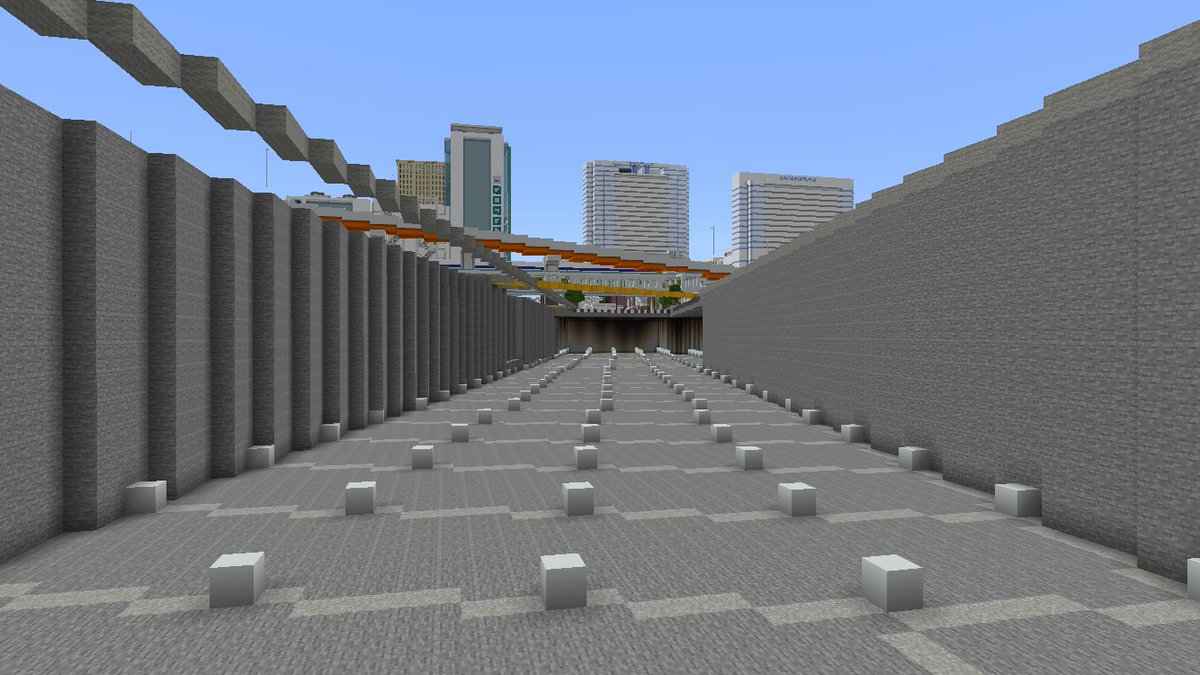 ComeMasa13's tweet image. JR神戸駅の進捗⚓️
「神戸駅南駐車場」の柱を配置しました
#Minecraft #Minecraftbuilds #マイクラ #バニラ #再現建築 #神戸市 #神戸駅 #神戸駅南駐車場