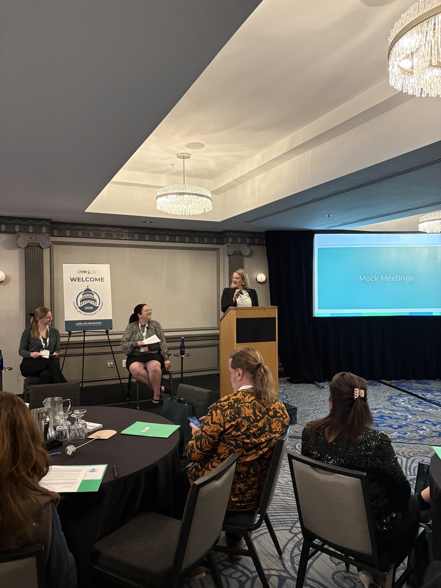 liverUSA's tweet photo. Kicking off the 2026 Liver Life Advocacy Summit with advocacy training in Washington, D.C. 💚💙

Our advocates are preparing to share their stories, raise their voices, and make an impact for those affected by liver disease.

#ALF50 #EndLiverDisease #LiverHealth #HillDay
#PatientAdvocacy