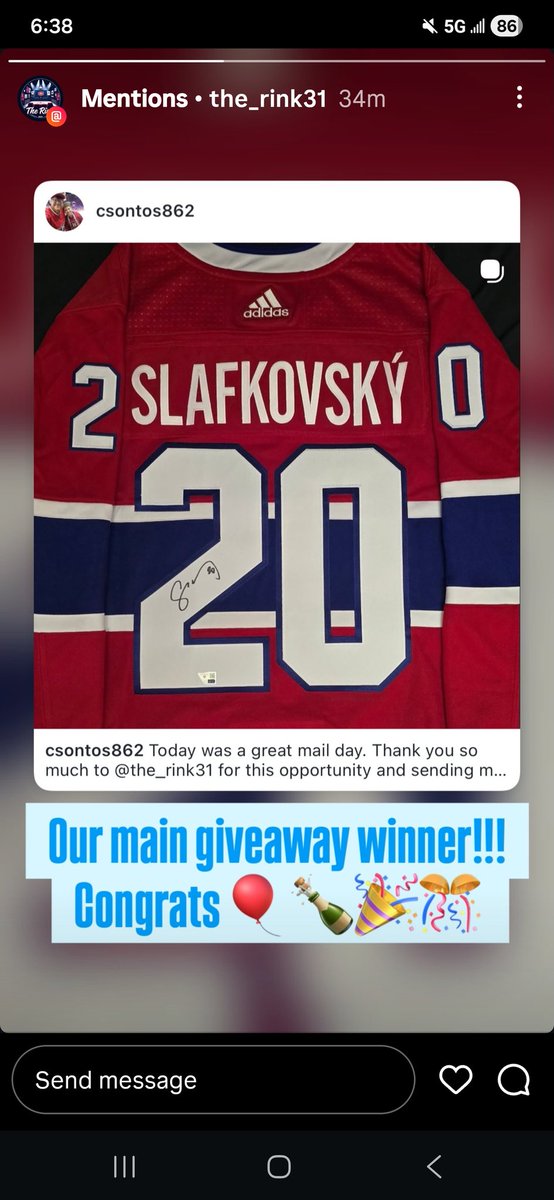 csontos's tweet photo. @CanadiensMTL Mail day! https://t.co/yeq9leBA5G