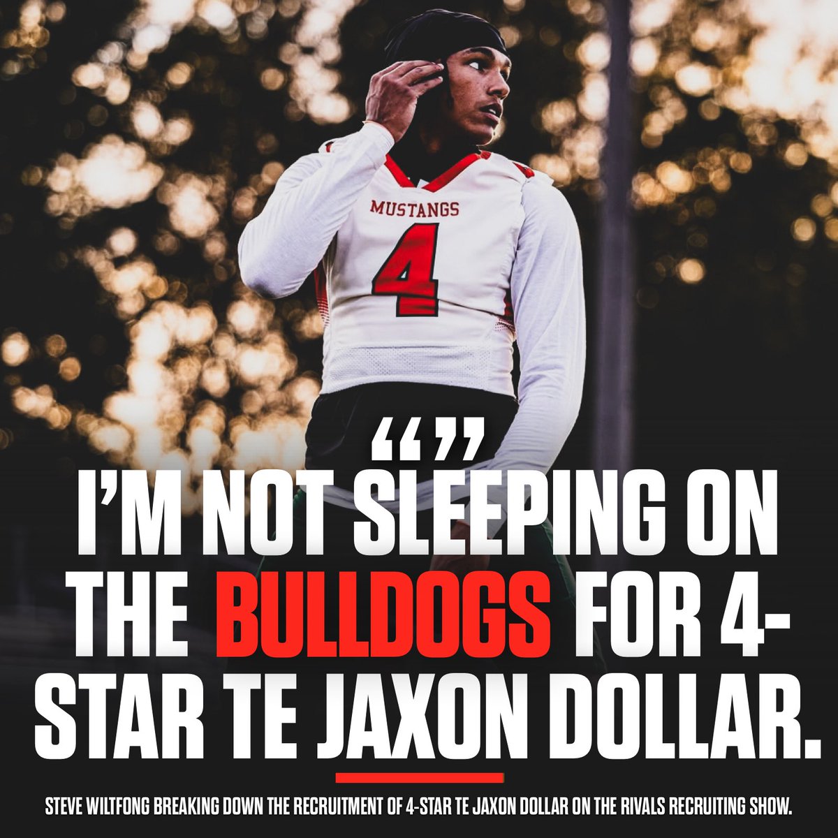 DawggRecruiting's tweet image. #Georgia is not a team to sleep on in the recruitment of 4-star TE Jaxon Dollar, per Steve Wiltfong. 🐶👀

With Georgia fading a little bit in the recruitment of 4-star TE Brock Williams, Dollar could potentially be the tight end Georgia ends up with in the 2027 class.