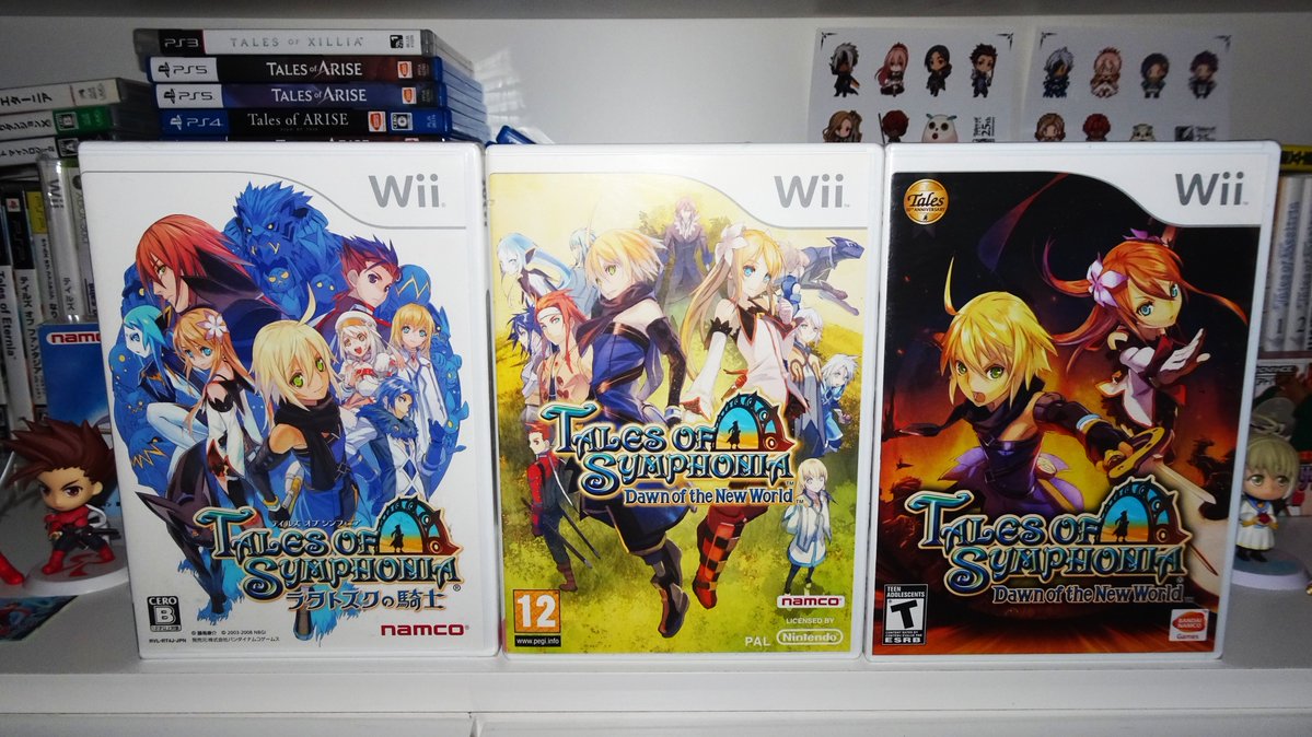 TwinRebirth's tweet image. ¿Qué portada regional es vuestra favorita de #TalesOfSymphonia DotNW? #TalesOf #Wii