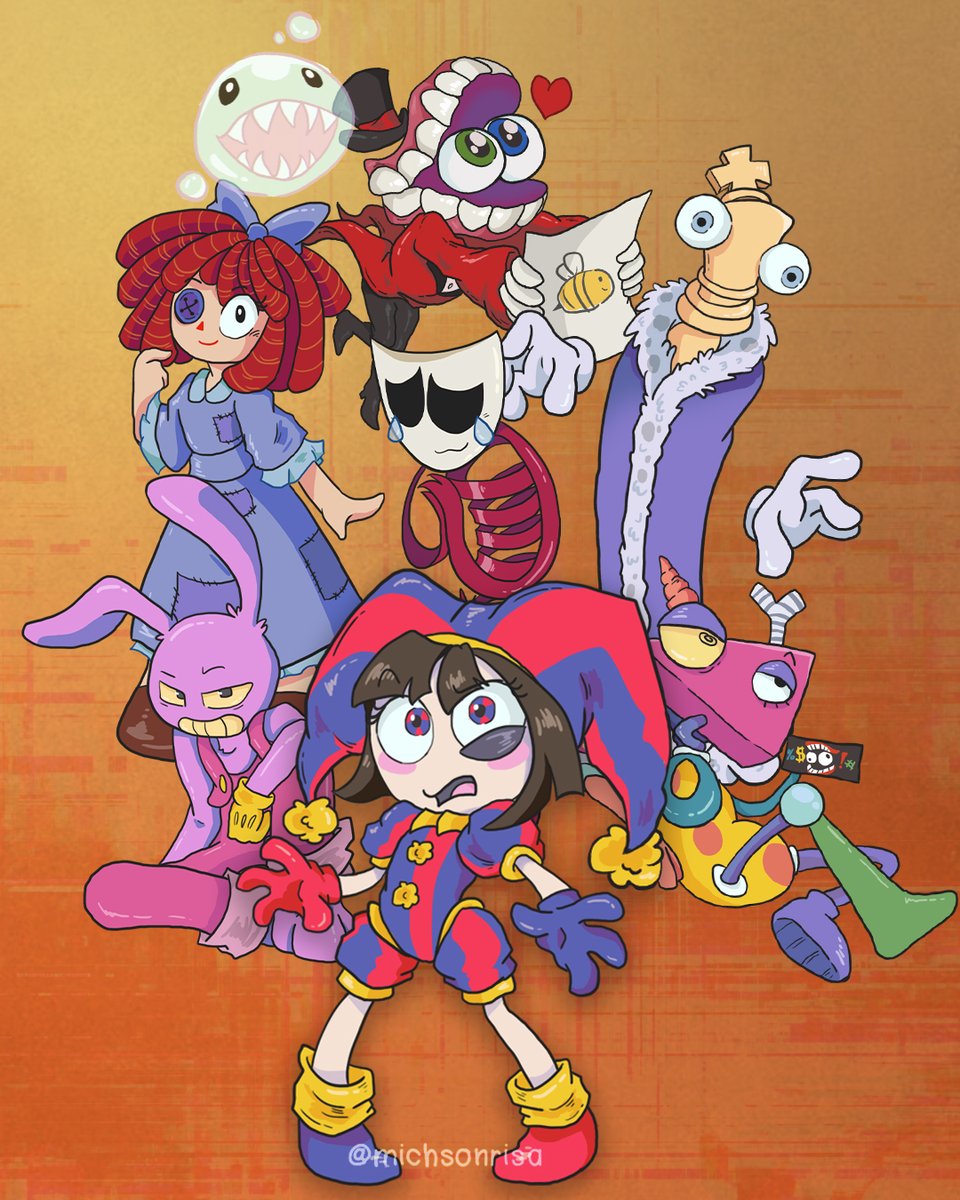michsonrisa's tweet photo. Tengo una gran obsesión con esta serie ❤️🎪#tadg #digitalcircus #funnybunny https://t.co/Spg4SIOq73