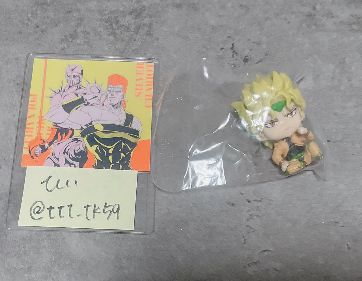 ttt_tk59's tweet photo. 【交換】 ジョジョの奇妙な冒険 スターダストクルセイダース まちぼうけ

(譲)DIO
(求)イギー(02)

郵送交換📮
お心当たりのある方はお声掛けください。 https://t.co/rbiq4vJFyw