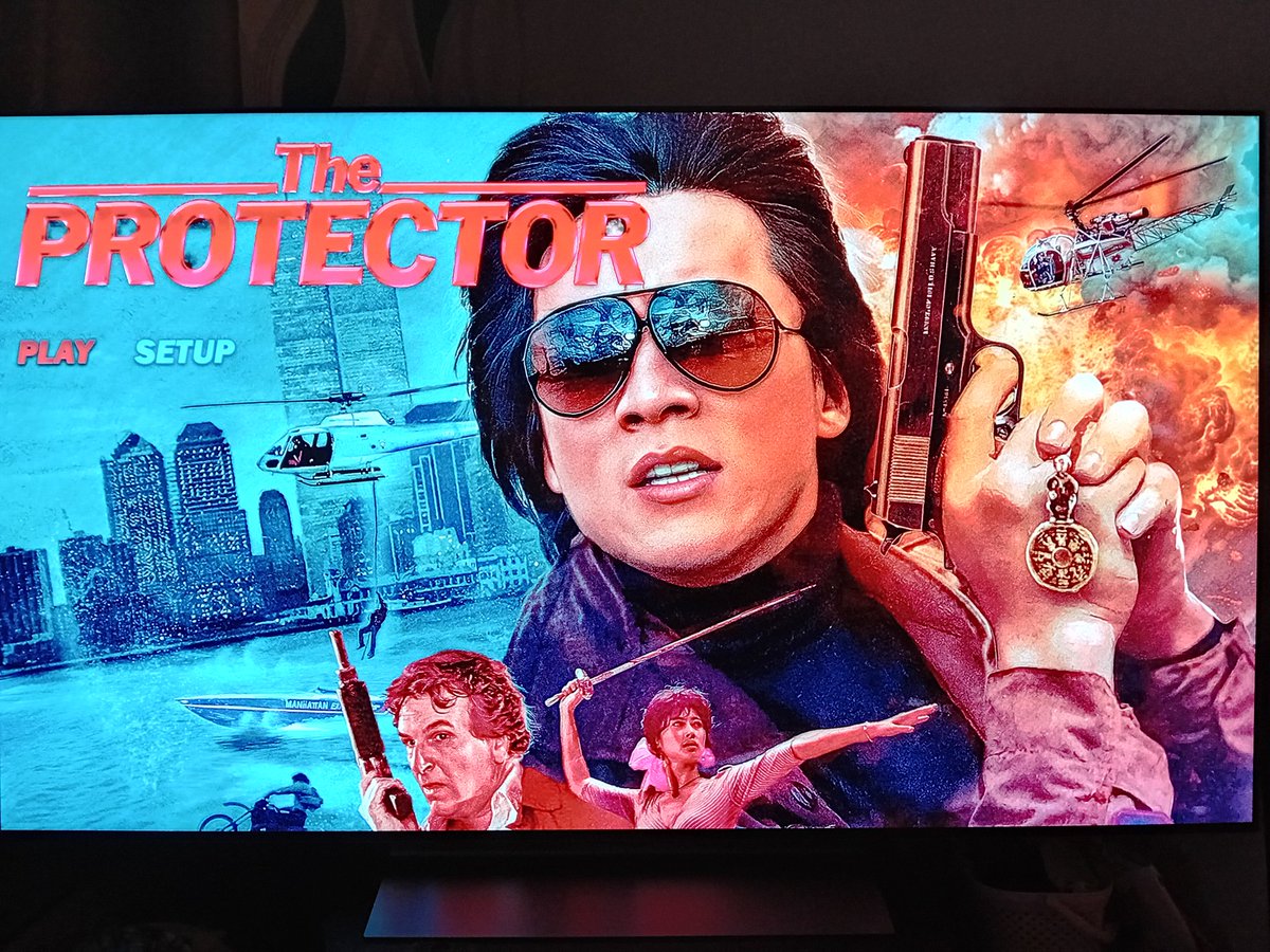 KevinChan478's tweet photo. #NowWatching The Protector (1985) on 4K from @88_Films  Starring Jackie Chan, Danny Aiello, Moon Lee, Roy Chiao and Bill Wallace. Directed by James Glickenhaus

#TheProtector #4K #physicalmedia #JackieChan #DannyAiello #MoonLee #RoyChiao #SallyYeh #BillWallace #JamesGlickenhaus https://t.co/4ZkULuF0E6