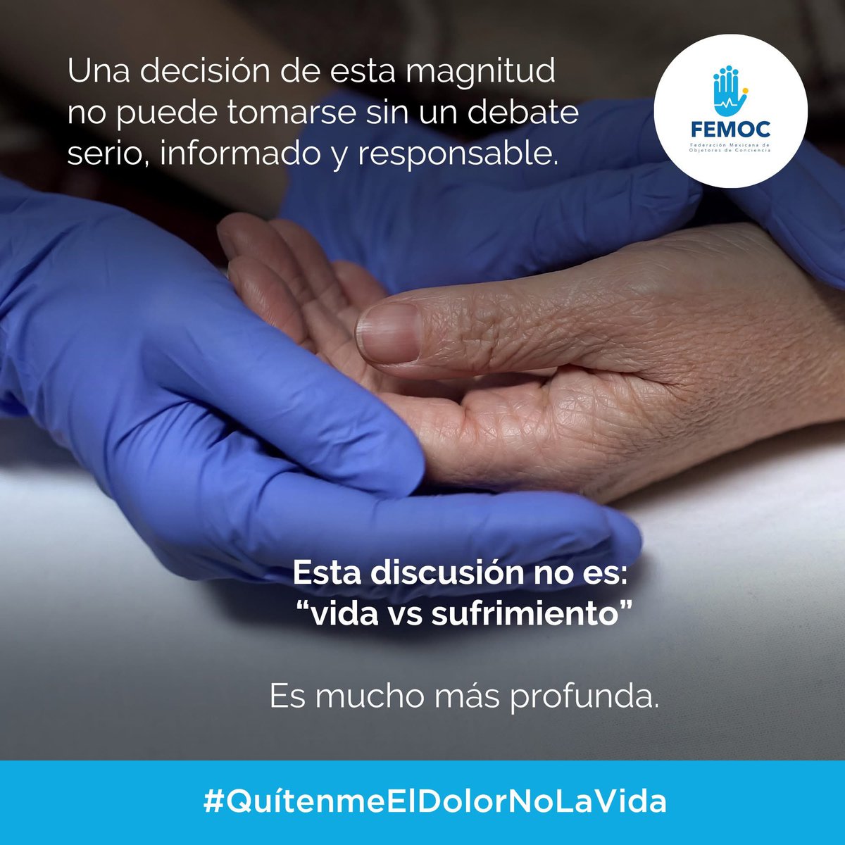 femocmx's tweet photo. ⚠️ La llamada "Ley Trasciende" busca aprobarse en fast track en el @senadomexicano.

Una decisión de esta magnitud merece un debate serio, informado y responsable. Hoy la verdadera prioridad en México es garantizar cuidados paliativos dignos y accesibles para todos. https://t.co/3NmejdLhUl