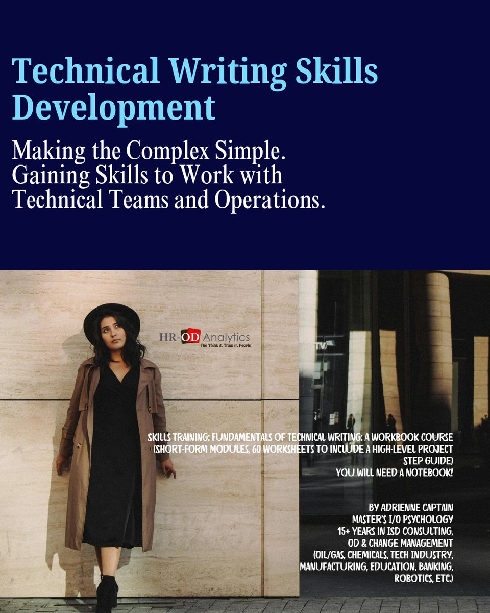 I have worked with several experts in my field: engineers, software teams, oil rig managers, etc.  I am transferring those skills to you with this training in technical writing.  Get the Skills here:  adrienne-s-school-2b8a.thinkific.com/courses/fundam…

#technicalwriting #learning #dita #querytips