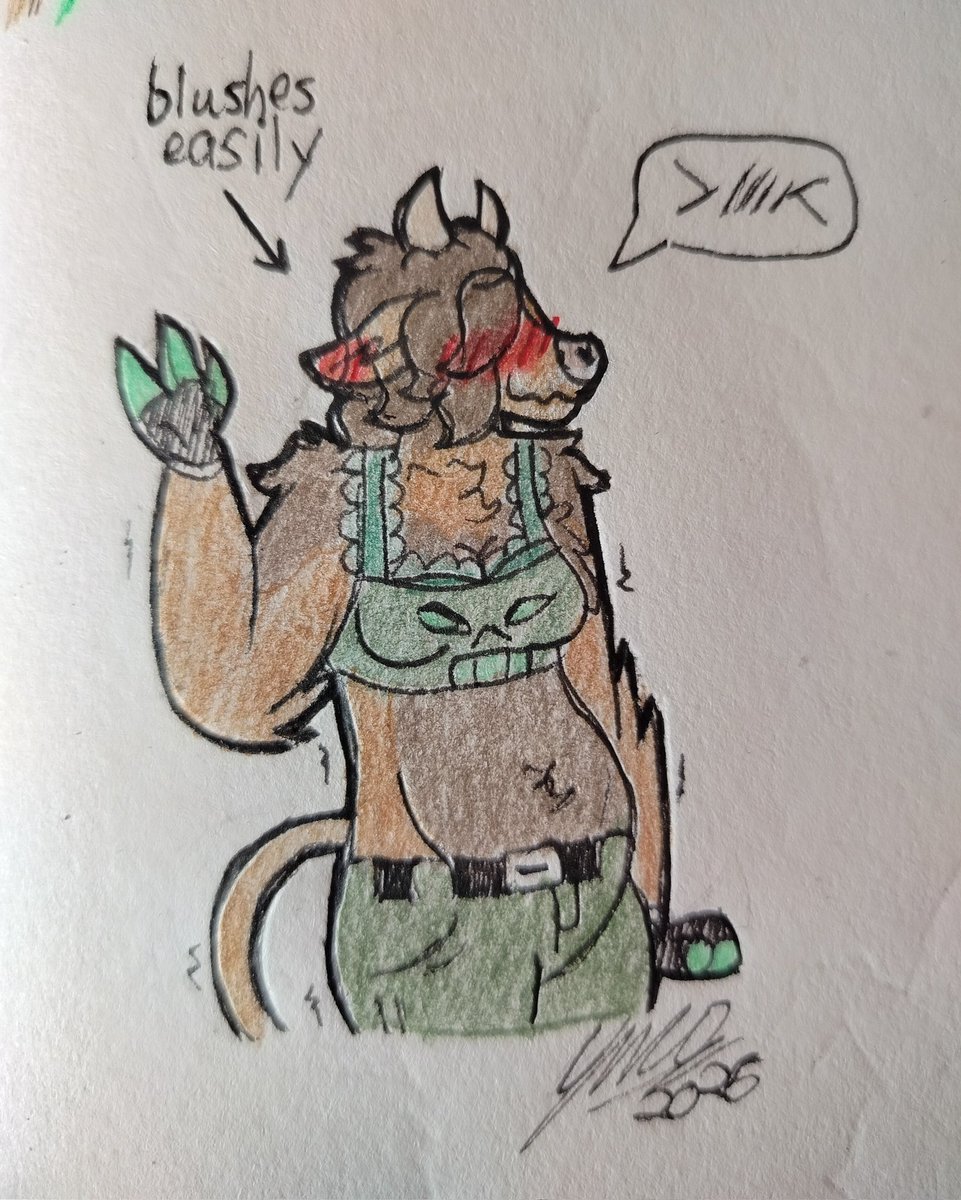 YuzotheArtist's tweet image. She's a little shy 
#art #artwork #artist #originalcharacters #oc