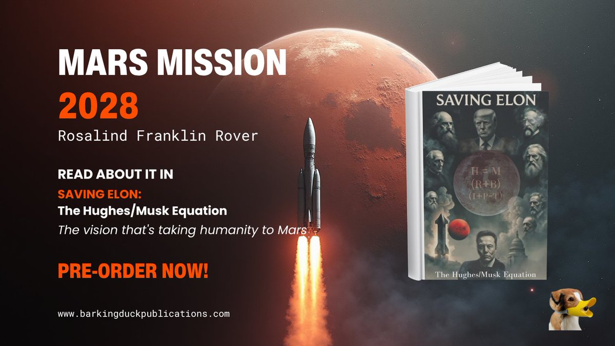 montuckydave's tweet image. 🚀 NASA is pushing back to the Moon—and the future of humanity is unfolding in real time. 🌕

PRE-ORDER: Saving Elon: The Hughes/Musk Equation

Explore the mission: barkingduckpublications.com

#NASA #Artemis #SavingElon #SpaceFuture