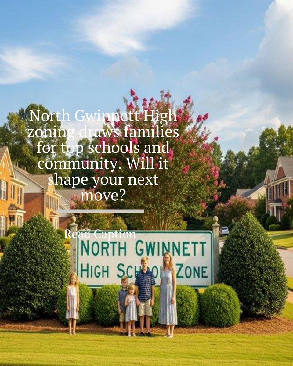 JollyGoodResult's tweet photo. Neighborhoods zoned for North Gwinnett High School in Suwanee are magnets for families looking for top schools and strong community ties. Would school zoning influence your next move? https://t.co/mcRzQ3CkyQ