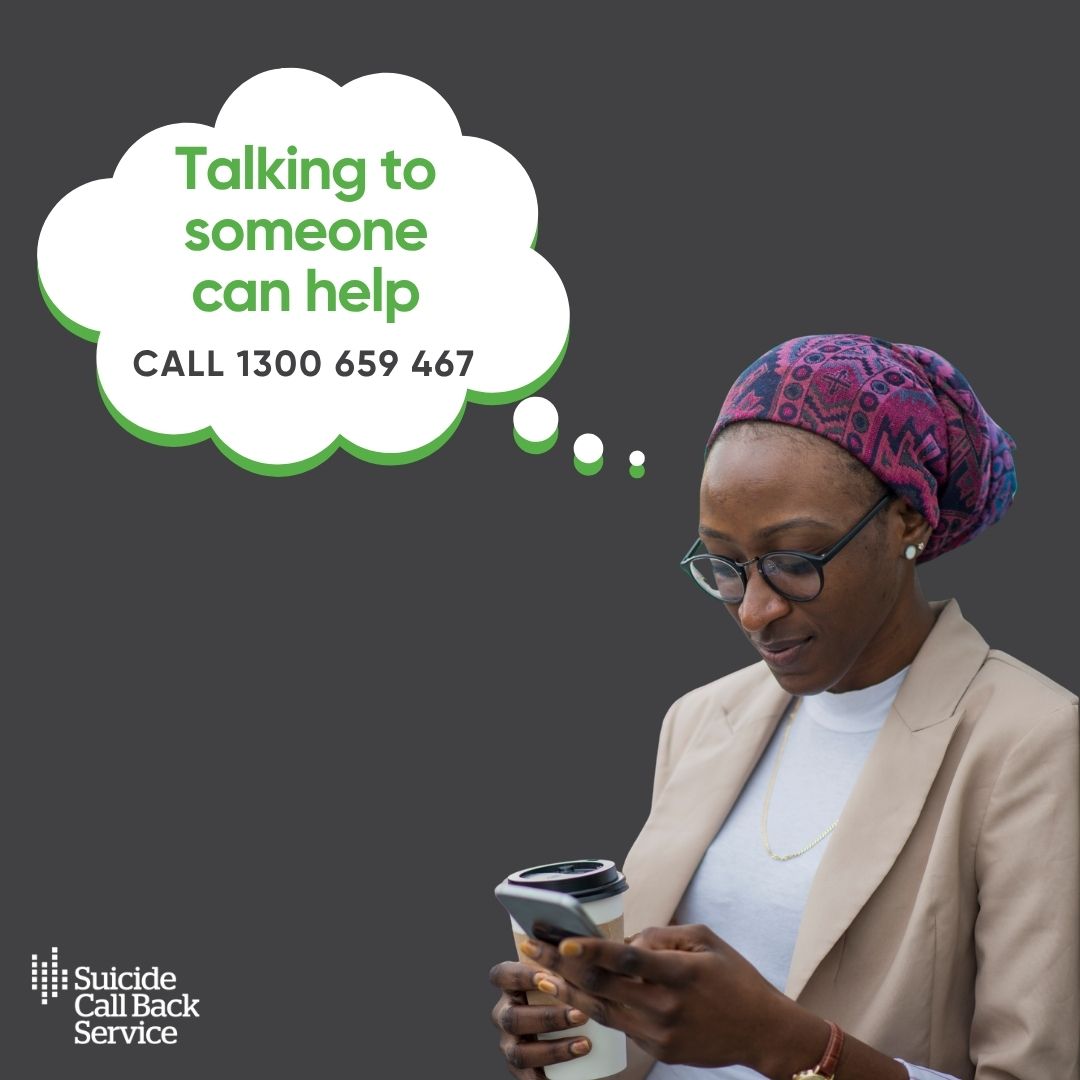 SuicideCallBack's tweet photo. It can take courage to reach out when things feel hard. You don't have to manage difficult thoughts or emotions on your own.
Help is here whenever you're ready.
Call 1300 659 467 or visit https://t.co/O8gbBa1uGh https://t.co/QKgD75tEda