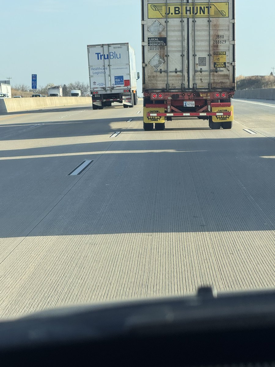 That moment when you’re driving to Milwaukee in the morning, not completely awake and see this truck in front of you. First thought was “when did #Takedown with <a href="/chrishansen/">Chris Hansen</a> expand to need a semi to haul equipment?”

Then I saw healthcare logistics printed on the trailer. 😂