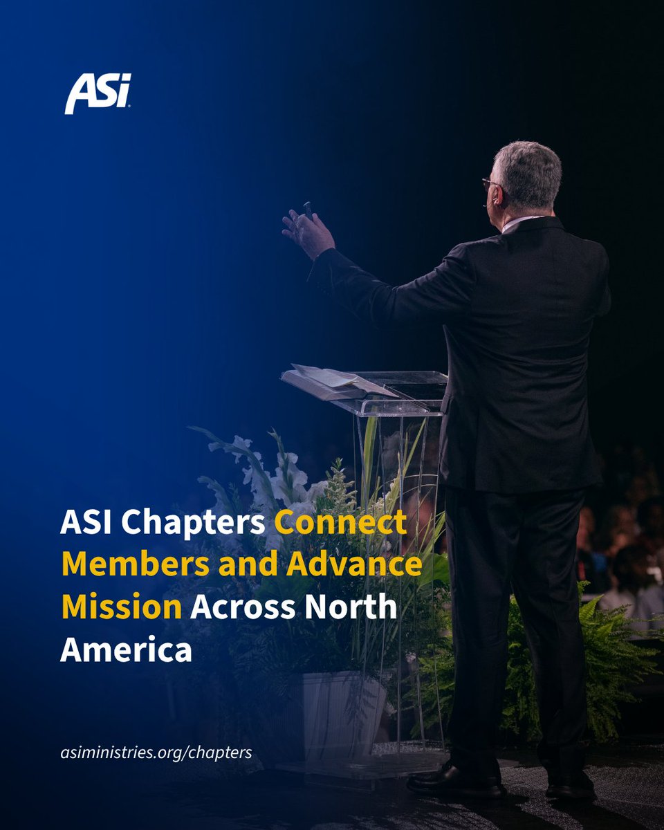 ASI chapters provide members with opportunities to connect, grow, and engage in local mission initiatives. Across North America, these regional networks build Christ-centered relationships while supporting gospel work close to home.

Each spring, members gather for chapter