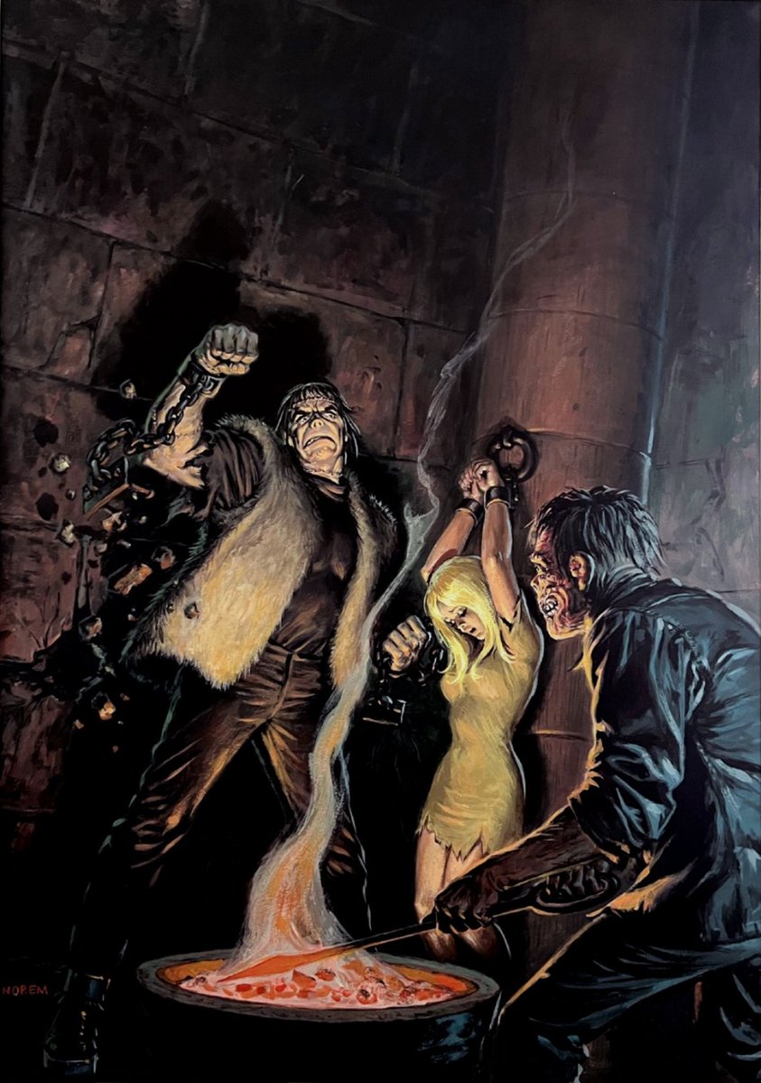 cimerians's tweet image. 'Monsters Unleashed' #8 October 1974 cover art Earl Norem
#70s #comics