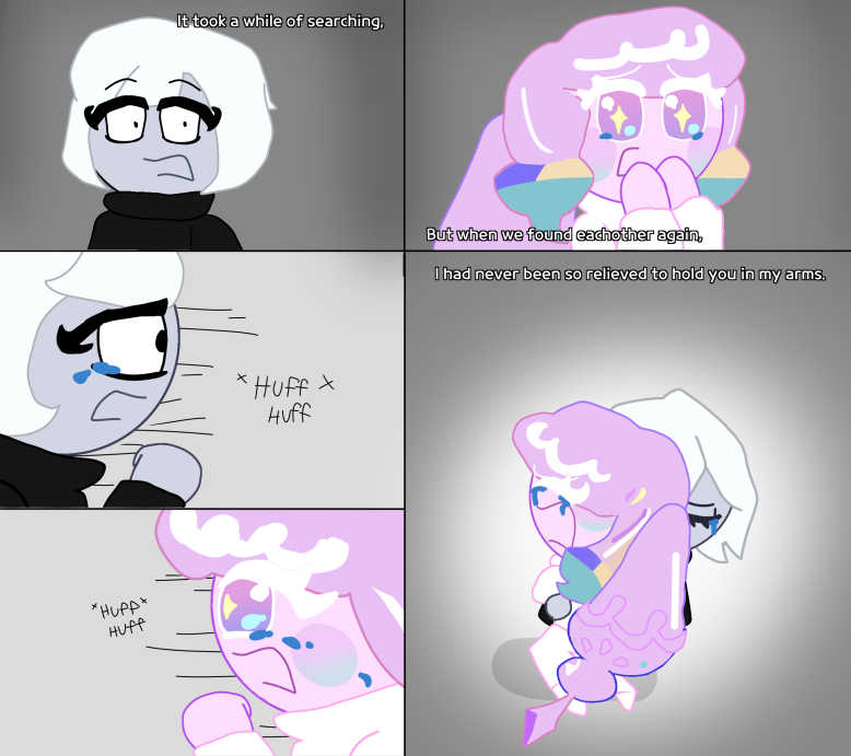Flowerh4406's tweet photo. ANGST ANGST ANGST
I spent most of today finishing this
#crwc #cookierunwitchescastle #cookierunfanart
#comic #firstsaltcookie #firstsugarcookie https://t.co/XNQpCay7PR