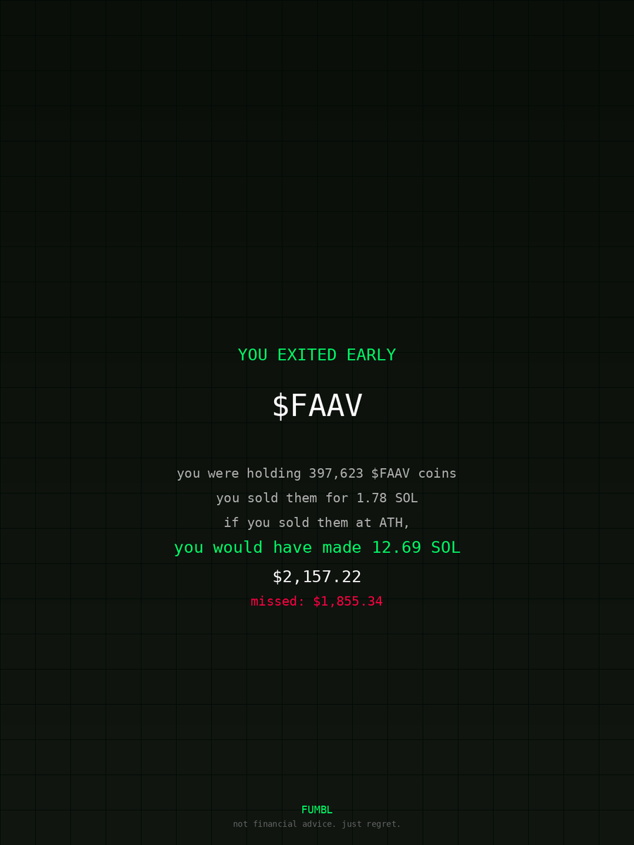 momokawa1030's tweet image. just checked fumbledbags.com bro actually coulda had a fat bag on $$FAAV 

CEV9ZFRE3GYMEK73nu3JHKkun4Kawdmc5rZ3ehWvpump
#coinbase 
#holidays