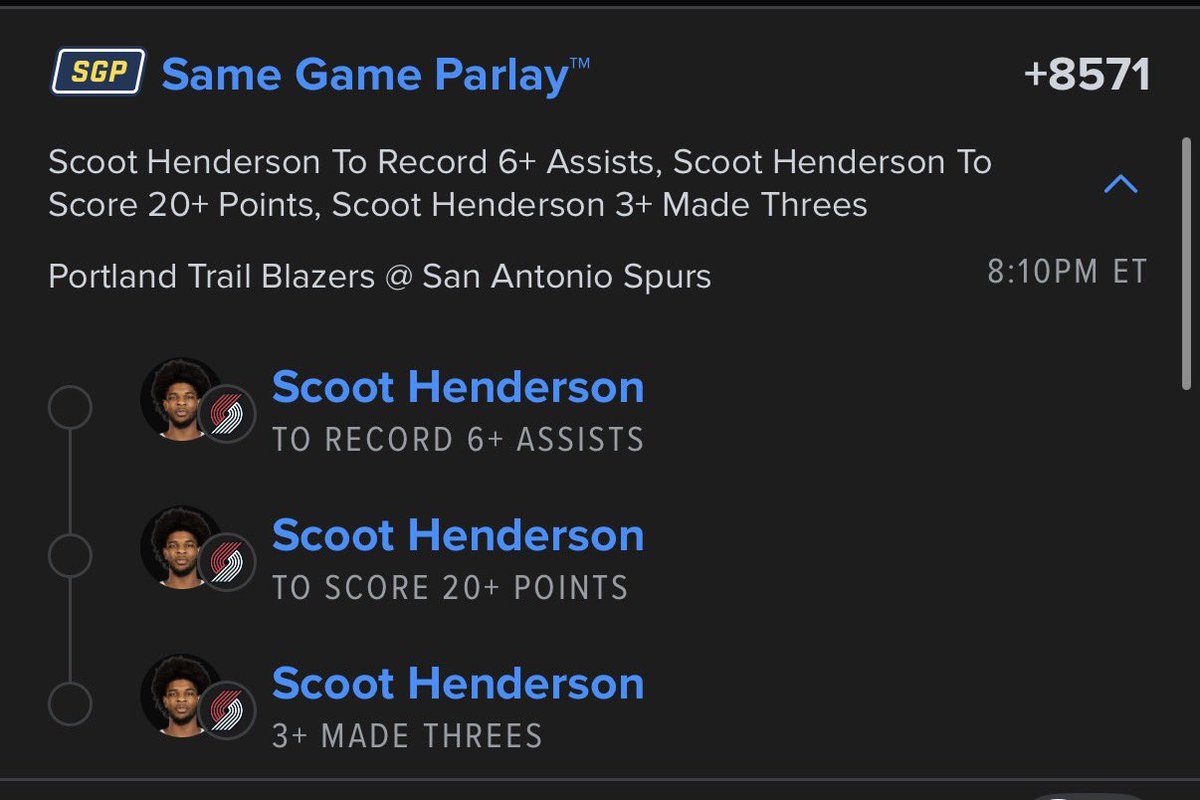 Some NBA action tonight. The Data and the lotto. Like Scoot to step it up to keep Portland in this game tonight