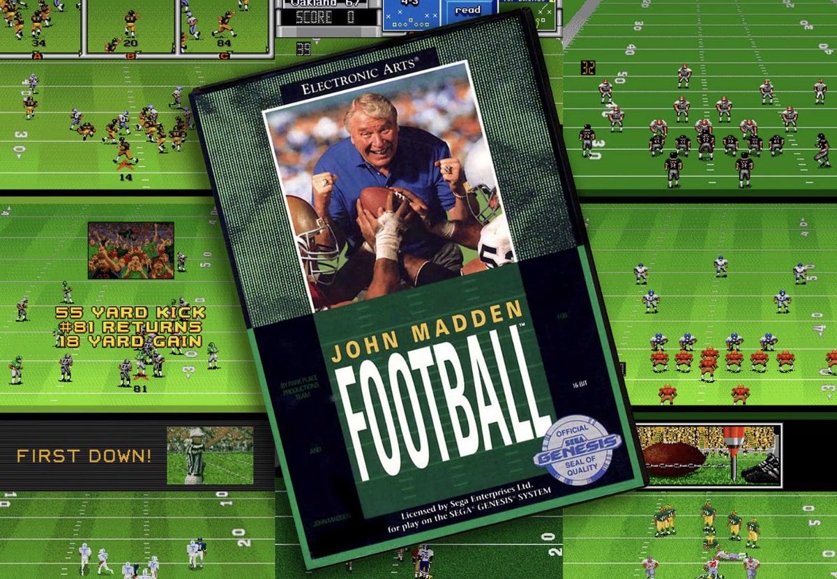 SkinsFanInAZ's tweet image. OG Madden on the @SEGA Genesis. 🙌🏻🙌🏻 took the #Redskins to the show more times than I can count!!