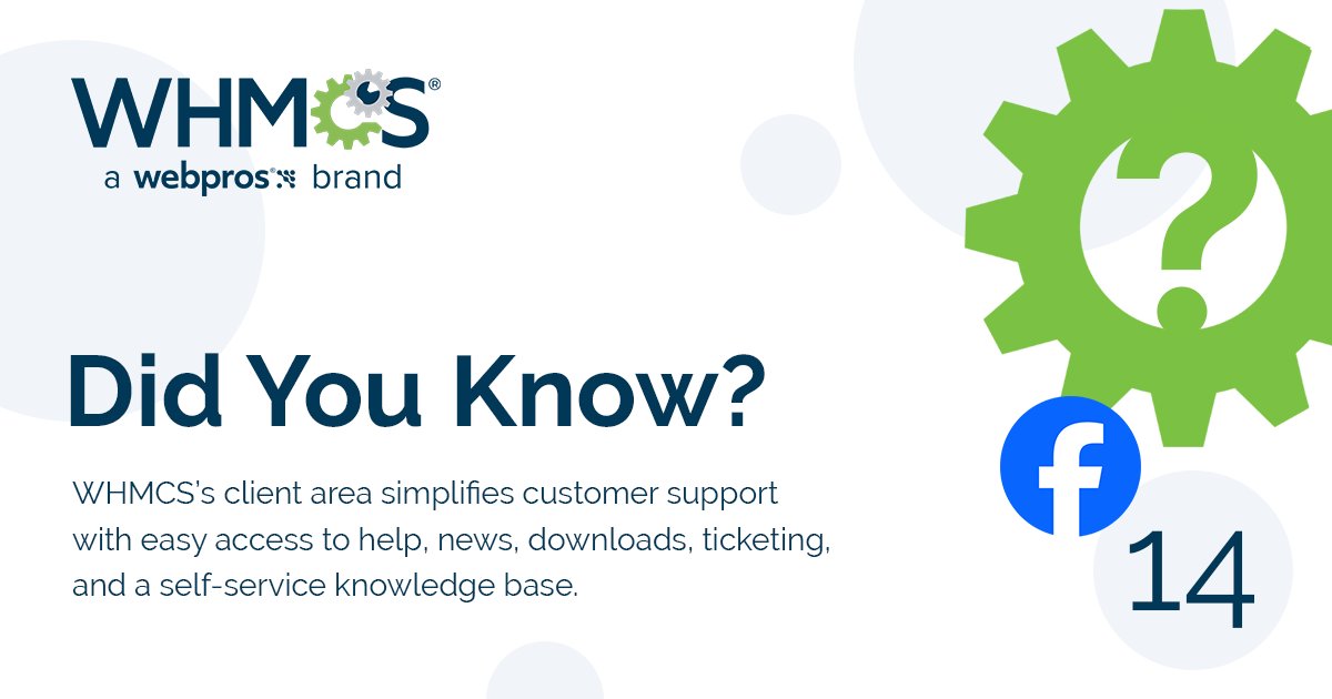 whmcs's tweet image. 🤝 Simplify customer support with WHMCS:
 📢 News &amp;amp; announcements
 🎟️ Easy ticket system
 📚 Self-help knowledge base
 📥 Product downloads
 ⚠️ Network status &amp;amp; maintenance alerts

 👉 Learn more: b.link/kraiuzls

 #ClientExperience #WHMCS #CX