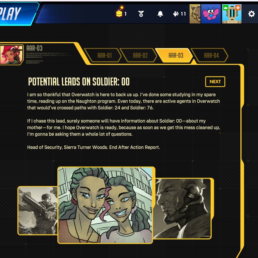 mushroomiiee's tweet photo. Pages 3 and 4 of the Lore for the event! Just got them.

nothing to crazy, basically a recap for a lot of the older connections in-game. Mainly Soldier! Reaper! And Cass and Ashe! https://t.co/9JIIhqn5DP