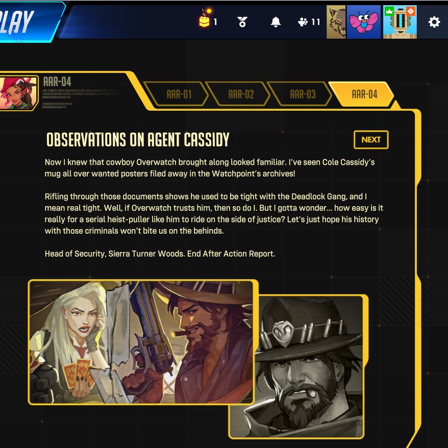 mushroomiiee's tweet photo. Pages 3 and 4 of the Lore for the event! Just got them.

nothing to crazy, basically a recap for a lot of the older connections in-game. Mainly Soldier! Reaper! And Cass and Ashe! https://t.co/9JIIhqn5DP