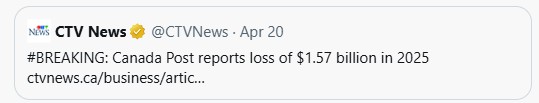 radiogirl985's tweet image. This⤵️@JoelLightbound, @MarkCarney and Doug Ettinger, President/CEO of Canada Post.
#ONpoli #CanadaPost 📮📭✉️