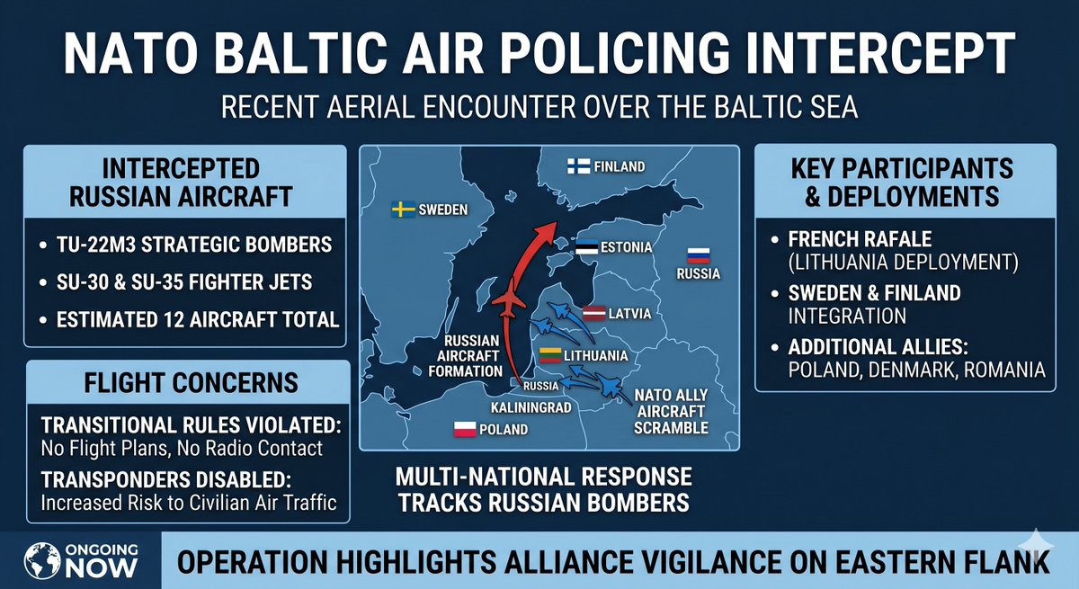 AdrienPLefevre's tweet image. Rafale français face aux Tu-22 russes en Baltique. Une démonstration de maîtrise alliée. La preuve qu’en Europe, la paix s’entretient chaque jour. 🇫🇷 #Otan #Rafale #Sécurité