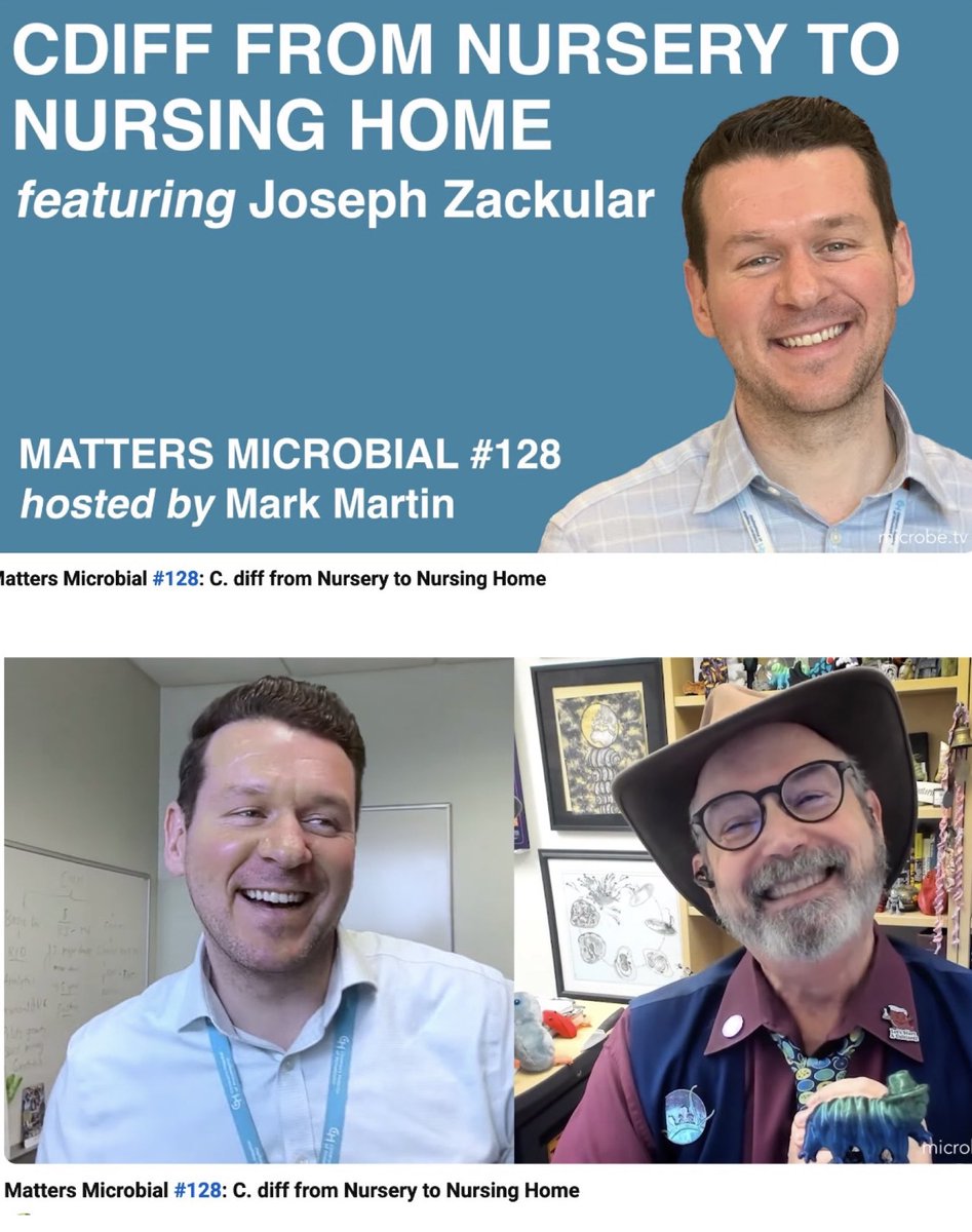 markowenmartin's tweet photo. New episode of #MattersMicrobial! Dr. Joe Zackular joins the #QualityQuorum to discuss the bacterium Clostridiodes difficile (also known as C. diff) which can cause serious disease in humans. Informative session! Please spread the #GoodMicrobialWord!
https://t.co/Nf3F6Qr5k8 https://t.co/TQVgQcLEuQ