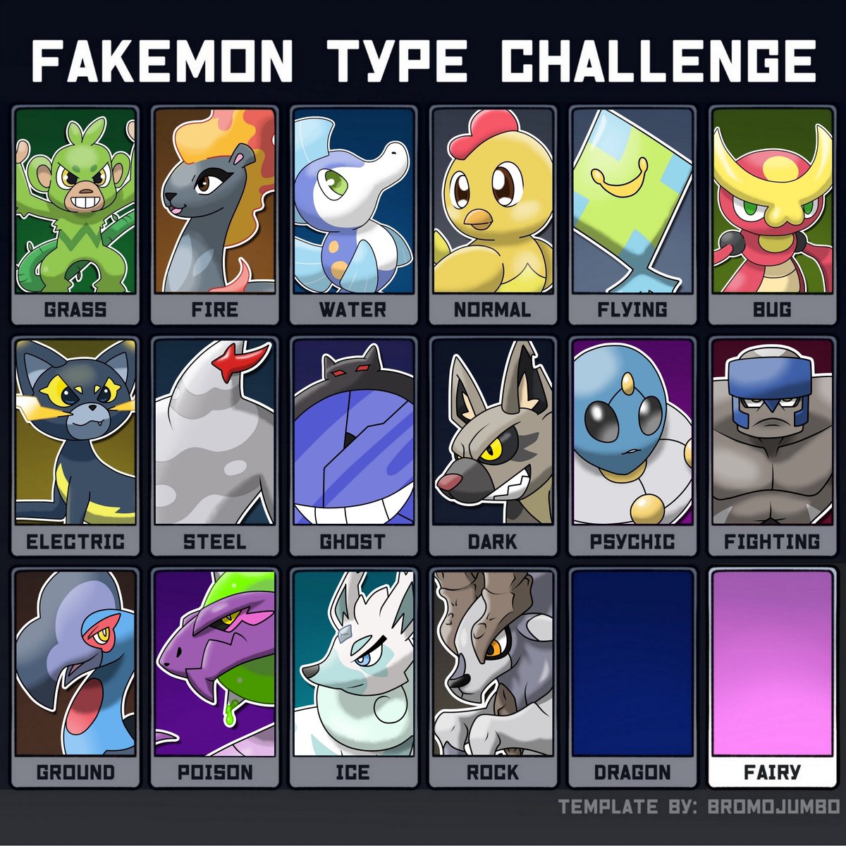 jhonnyb_art's tweet image. After a long creative block, I'm back with the challenge I set at the beginning of the year.
Inspired by mountain goats and rams, this duo is truly tough to beat.

#fakemon #pokemon #challenge